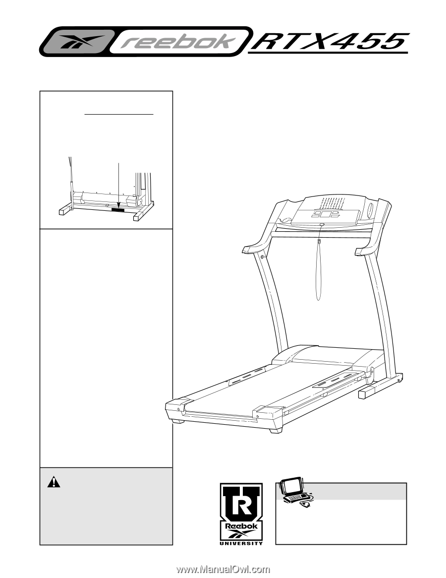 Reebok Rtx455 Treadmill | English Manual