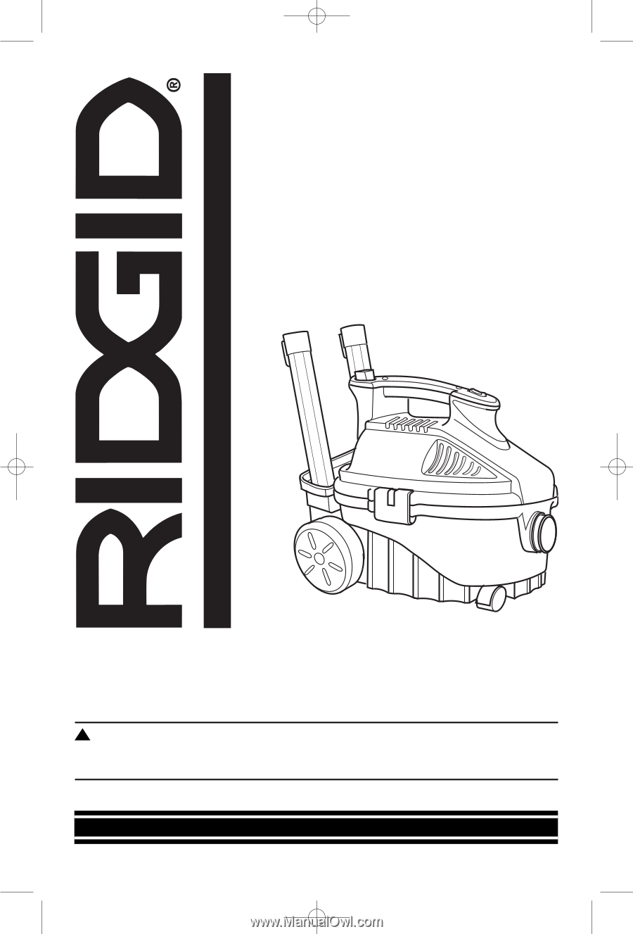 Ridgid WD4070 | Owners Manual