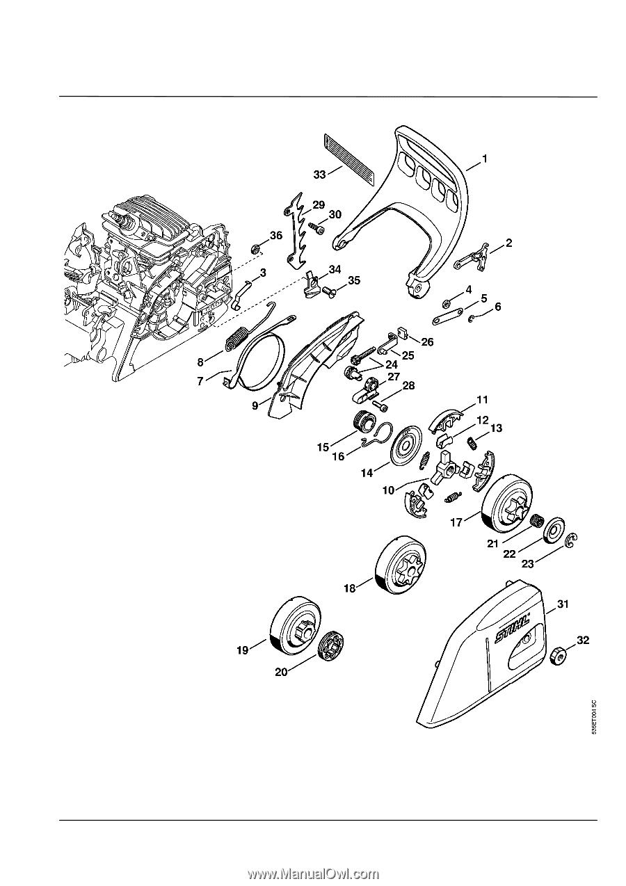 Stihl MS 211 C-BE | Parts Diagram - Page 13