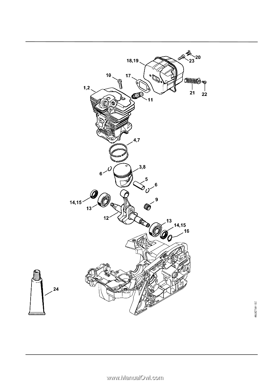 Stihl MS 391 | Parts Diagram - Page 3