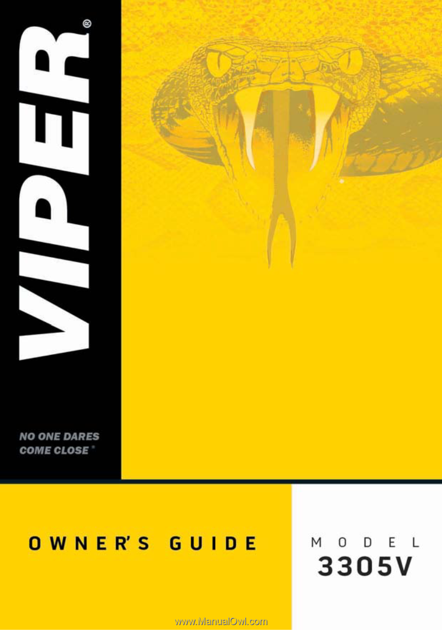 Viper 3305V | Owner Manual