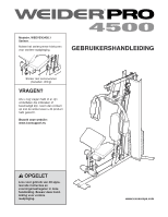 Weider 4500 | Dutch Manual
