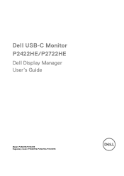 Dell P2422HE Display Manager Users Guide
