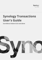 Synology DS1522 Transactions in Surveillance Station 8.1.0 and above