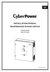 CyberPower MBS100D5B User Manual