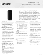 Netgear RS700S Technical Specification Sheet