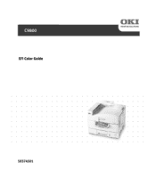 Oki C9800hdn C9800 EFI Color Guide
