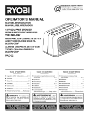 Ryobi PAD02B Operation Manual