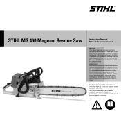 Stihl MS 460 Rescue Instruction Manual