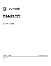 Lexmark MB2236 Users Guide PDF