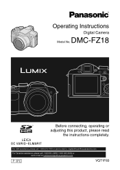 Panasonic DMC-FZ18K Digital Still Camera