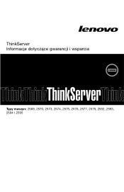 Lenovo ThinkServer RD530 (Polish) Warranty and Support Information