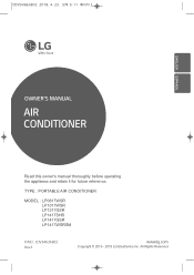 LG LP0817WSR Owners Manual