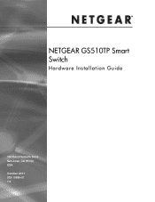 Netgear GS510TP GS510TP Hardware Installation Guide