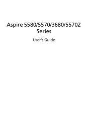 Acer Aspire 5570Z Aspire 3680/5570/5570Z/5580 User's Guide EN