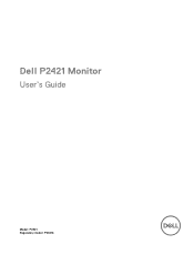 Dell P2421 Users Guide