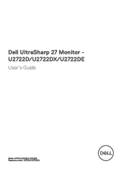 Dell U2722DE Users Guide