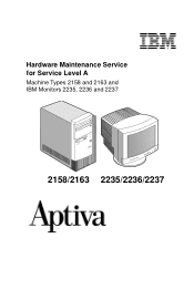 IBM 2158240 Hardware Maintenance Manual