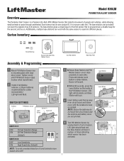 LiftMaster 836LM 836LM Perimeter Alert Sensor Manual