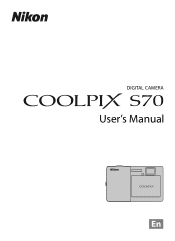 Nikon S70 Red S70 User's Manual