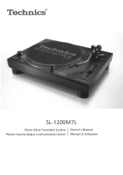 Panasonic SL-1200M7L Owners Manual