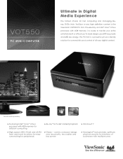 ViewSonic VOT550_BJKD60 Brochure