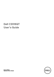 Dell C5518QT Users Guide