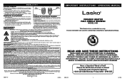 Lasko 6451 User Manual