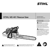 Stihl MS 461 Rescue Instruction Manual