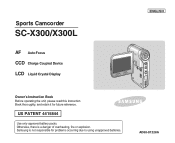 Samsung SC-X300 User Manual (ENGLISH)