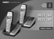 Uniden DECT180 English Owners Manual