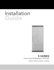 Viking FDRB5303R Installation Instructions