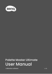 BenQ SW272U Palette Master Ultimate User Manual
