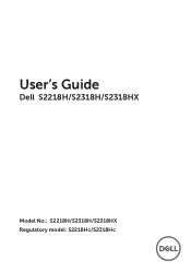 Dell S2318H Users Guide