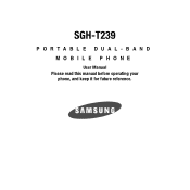 Samsung SGH-T239 User Manual (user Manual) (ver.f6) (English)