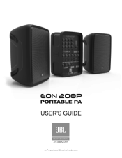 JBL EON208P Owners Manual English