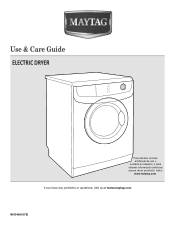 Maytag MED7500YW Use & Care Guide