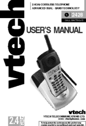 Vtech vt2428 User Manual