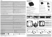 Gigabyte GB-BRR3H-4300 BRIXs AMD R4000 series User Manual