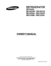 Samsung RB215BSSW User Manual (user Manual) (ver.1.0) (English)