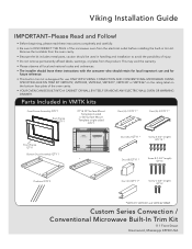 Viking VMOC206SS Installation Instructions