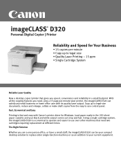 Canon imageCLASS D320 iCD320_spec.pdf