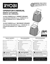Ryobi P165 Operation Manual