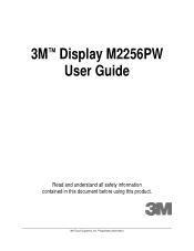 3M M2256PW User Manual