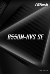 ASRock B550M-HVS SE User Manual