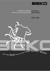 Beko DCU7230 User Manual