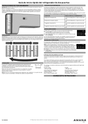 Amana ASI2575GRW Manual de referencia rapida