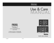Viking RVGC3365BSS Use and Care Manual