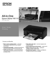 Epson NX115 Product Brochure