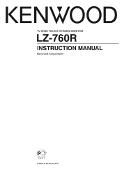 Kenwood LZ-760R User Manual 1